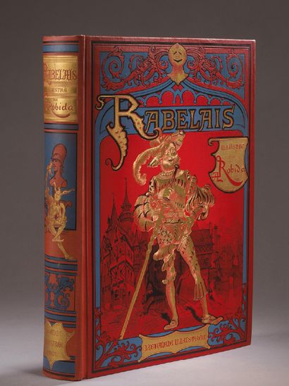 Albert ROBIDA illustrateur OEuvres de Rabelais. Edition conforme aux derniers textes...