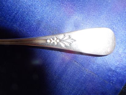 12 ALFENIDE coffee spoons (palmette model)...