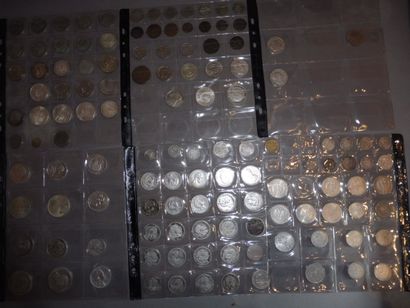 TWO FOLDERS containing German coins: 112...