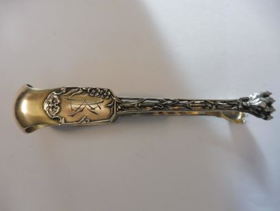 null SWEET PENCIL decorated with bamboo in openwork cartouche with cherry blossom...