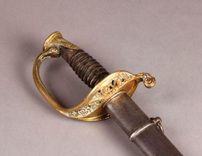 null SABRE of officer of infantry 1845-1855. (Missing the watermark).
