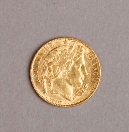 null PIÈCE de 20 Francs or Cérès 1851.
