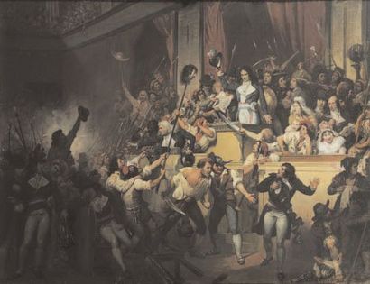 - Joseph-Désiré COURT (Rouen, 1797-1865) Boissy d'Anglas saluant la tête du député...