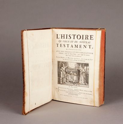  [Bible]. SACY (Louis-Isaac Lemaistre de). L'Histoire du vieux et du nouveau testament,...