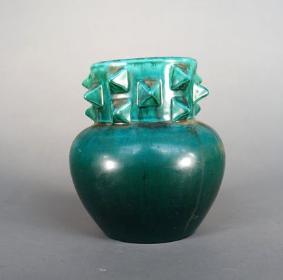 Marcel GIRAUD (1897-1985) 
Vase boule à col...