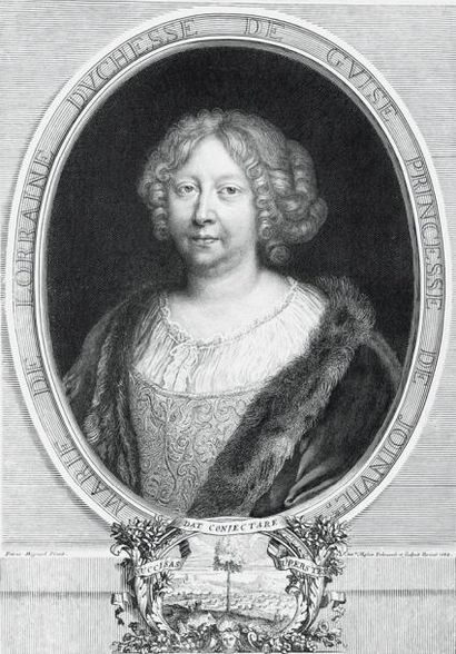 null GUISE (Marie de LORRAINE, duchesse de) [# 1688], par A. MASSON, 1684, d'après...