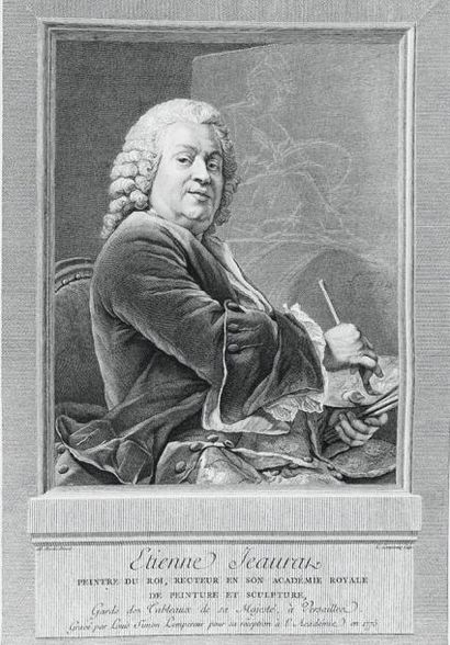 null JEAURAT (Étienne), peintre du Roi (1699-1789), par L. LEMPEREUR, 1775, d'après...