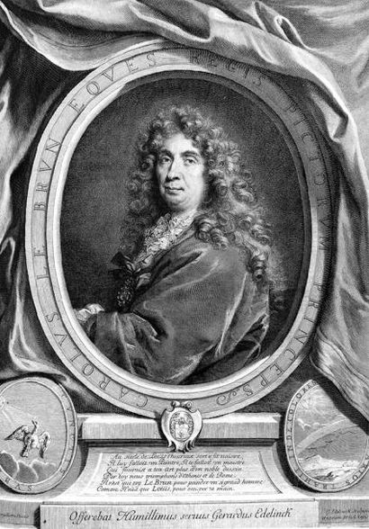 null LE BRUN (Charles), premier peintre du Roi (1619-1690), par Gérard EDELINCK,...
