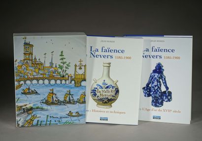 null [Porcelaine- Faïence]. La Faïence de Nevers. Par Jean Rosen. Editions Faton,...