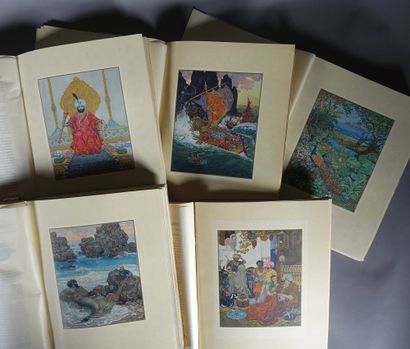 null CARRÉ (Léon). Livre des Milles et une Nuits. H. Piazza, 1926-1932. 11 volumes...