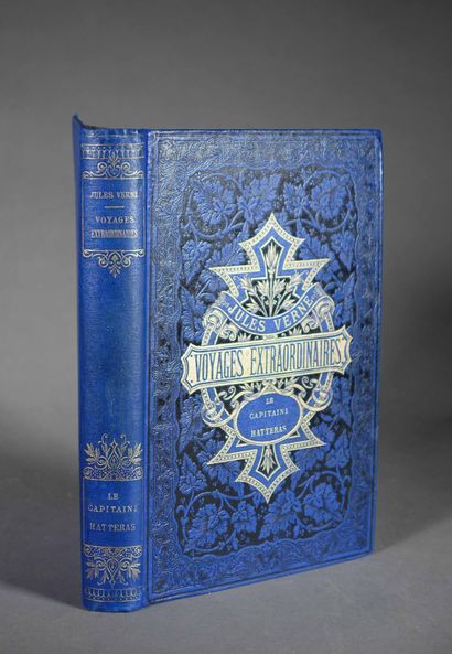 null Jules VERNE / HETZEL. Voyages et aventures du Capitaine Hatteras. [1877]. Cartonnage...