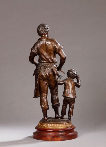 null Regula representing a blacksmith with a child.

Beginning of the 20th century.

H...