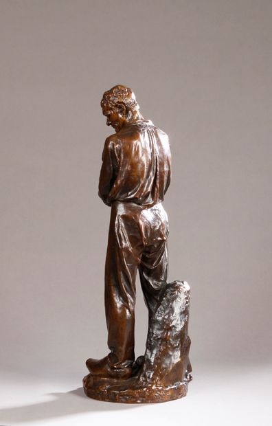 null Aimé-Jules Dalou (1838-1902)

Great peasant 

Model created around 1899.

Bronze...