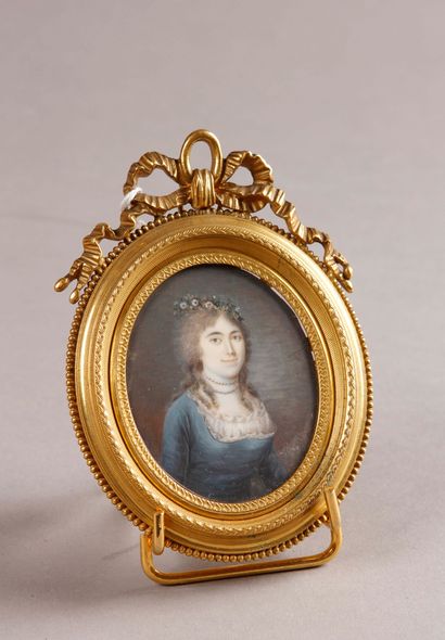 null ROISIN (Actif dans le premier quart du XIXe siècle)

Portrait de jeune femme...