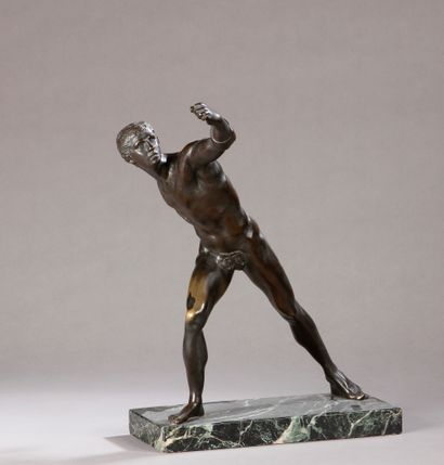 Gladiateur Borghèse 
Epreuve en bronze à...