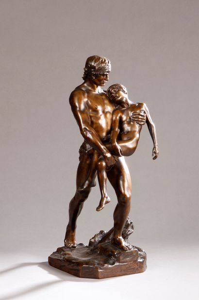 null MONBUR Jean-Ossaye (1850-1896)

L’enfant retrouvé

Epreuve en bronze à patine...