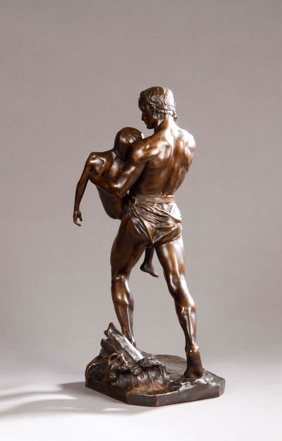 null MONBUR Jean-Ossaye (1850-1896)

L’enfant retrouvé

Epreuve en bronze à patine...