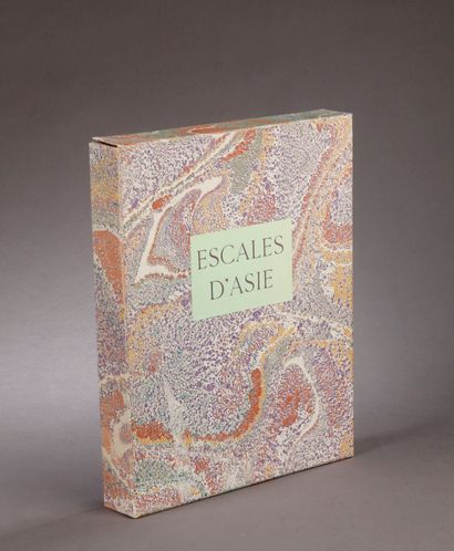 FOUQUERAY (Charles) / FARRERE (Claude) Escale d'Asie. Laborey, Paris, 1947 ; in-4...