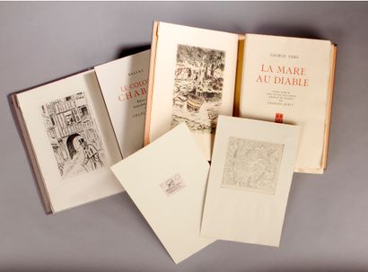 GENTY (Charles) Deux ouvrages illustrés par Charles
Genty. BALZAC (Honoré de) Le...