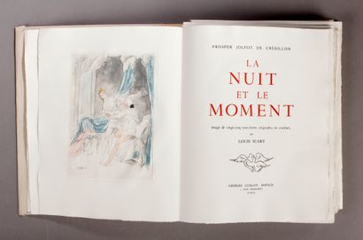 [Curiosa]. ICART (Louis) / CREBILLON (Prosper Jolyot de) La Nuit et le Moment. Printed...