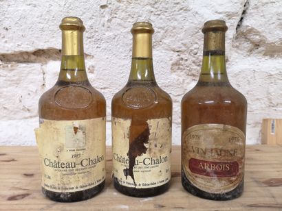 3 Bt.62cL Yellow wines of ARBOIS - Fruitière...