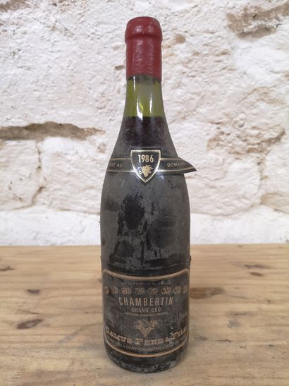 1 bouteille CHAMBERTIN Grand Cru 1986 - CAMUS...