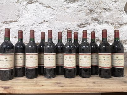 12 bottles Domaine de l'AIGUILIERE 2002 -...