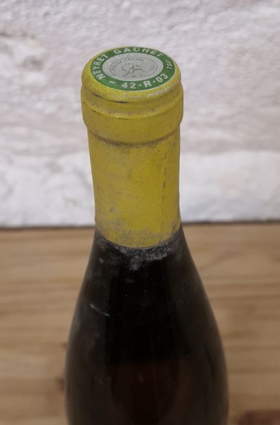 null 1 bouteille Château GRILLET 1986 - Neyret-Gachet Etiquette légèrement taché...