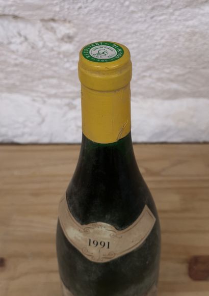 null 1 bouteille PULIGNY-MONTRACHET 1er Cru Les Pucelles 1991 - Paul PERNOT Etiquette...
