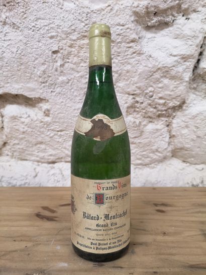 null 1 bottle BATARD-MONTRACHET Grand Cru 1993 - Paul PERNOT Stained label.