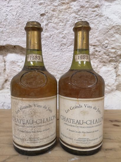 2 Bt.62cL Château CHALON Vin jaune 1er Grand...