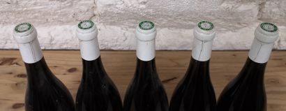 null 5 bouteilles CHAMBERTIN Grand cru Clos de Bèze 1995 - Pierre DAMOY Etiquettes...