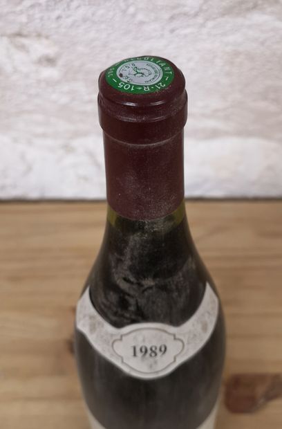 null 1 bouteille POMMARD 1989 - C. PETIOT DAMY Etiquette tachée et légèrement ab...