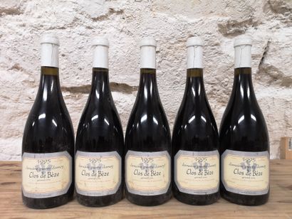 5 bottles CHAMBERTIN Grand cru Clos de Bèze...
