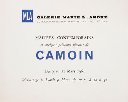 null LIVRE D'OR de la Galerie Marie L. André, année 1964.
108 pages en partie déreliées...