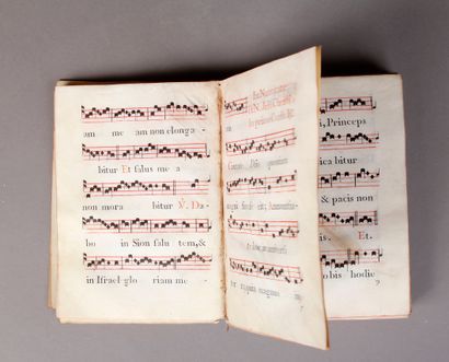 null [Antiphonaire sur vélin 18e siècle]. 
PROCESSIONNALE NARBONENSE 1771. Chants...