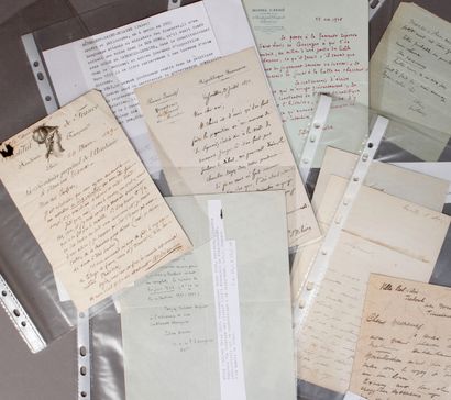 AUTOGRAPHS. [Men of Letters]. Collection...