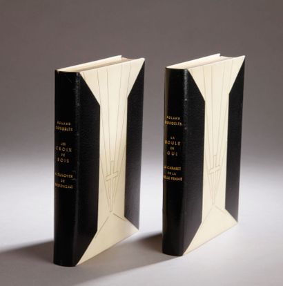DUNOYER DE SEGONZAC (André) / DORGELES (Roland). Deux volumes illustrés par Dunoyer...