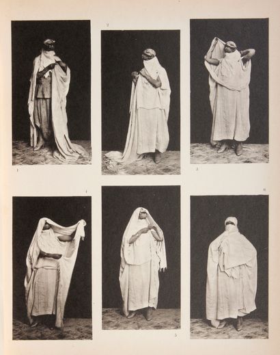 null [Muslim costume]. MARÇAIS (Georges). The Muslim Costume of Algiers. Paris, Librairie...