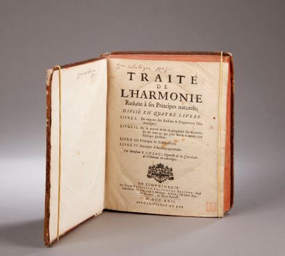 null [Music]. RAMEAU (Jean-Philippe). Treatise on harmony, reduced to its natural...