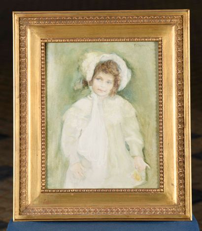 Tancrède SYNAVE (1860-1936) Portrait of a Child
Mixed media on cardboard, signed...