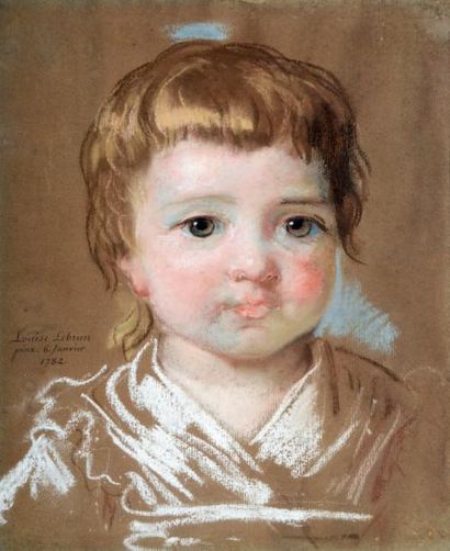 Louise Elisabeth VIGÉE-LEBRUN (1755 - 1842) Portrait présumé de Jeanne Julie Louise...
