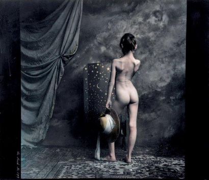 Jan SAUDEK (né en 1935) La nuit #374, 1989. Épreuve gélatino-argentique d'époque...