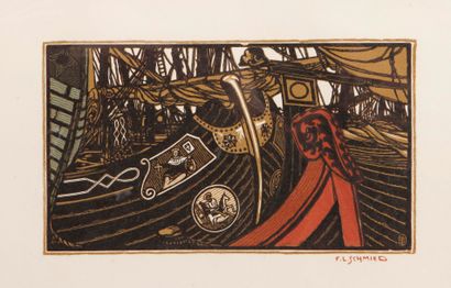 François-Louis SCHMIED (1873-1941) Barques vénitiennes, 1922
Bois en couleurs por... Gazette Drouot