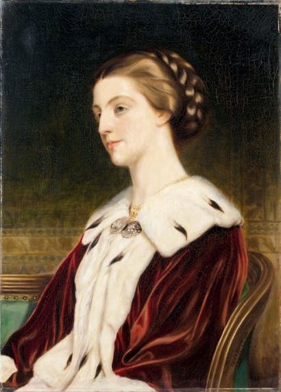 - Rita de MAUGNY, d'après JALABERT Portrait de la Comtesse KWILECKA, née RUSSANOWSKA...