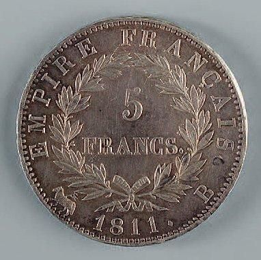null Premier Empire (1804-1814): 5 Francs. 1811 Rouen. G. 584 - Superbe