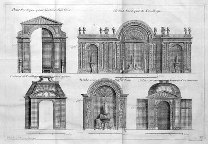 [DEZALLIER D'ARGENVILLE (Antoine Joseph)]. La Théorie et la Pratique du Jardinage,...