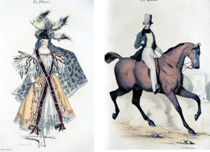 LA MODE, Revue du Monde élégant. Paris, 1831-1836,...