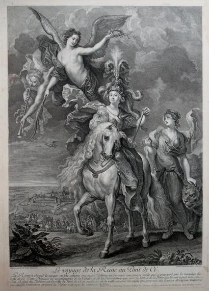 [RUBENS] La gallerie du Palais du Luxembourg, peinte par Rubens, dessinée par les...