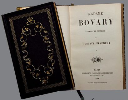FLAUBERT (Gustave) Madame Bovary. - Moeurs de Province. Paris, Michel Lévy Frères,...
